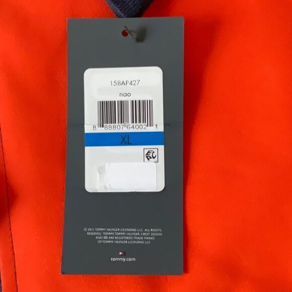 TOMMY HILFIGER NWT MENS ZIP UP COAT JACKET WITH HOOD EXTRA LARGE - Picture 9 of 13